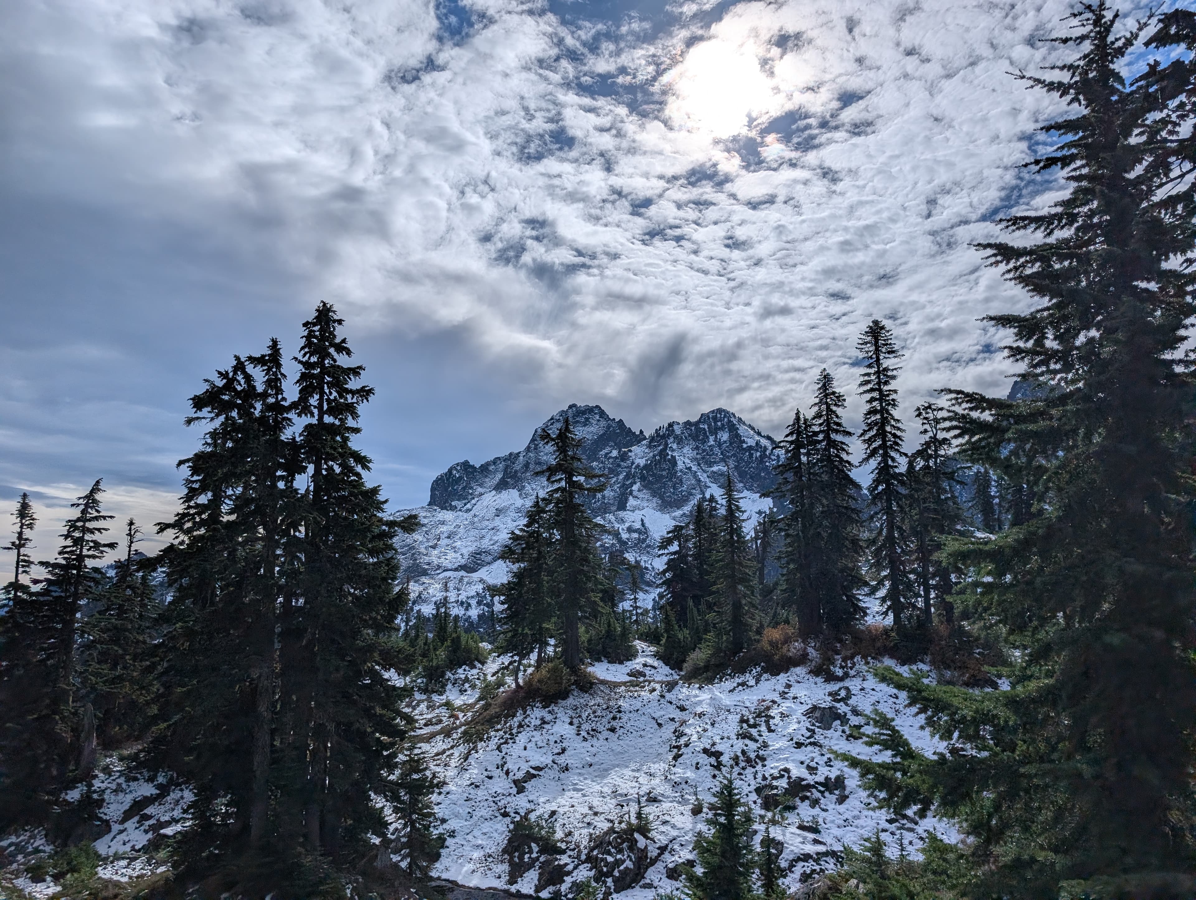 Snow Lake reflections
