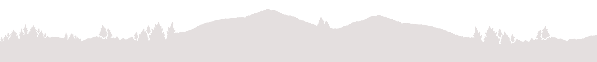 Mountain silhouette far